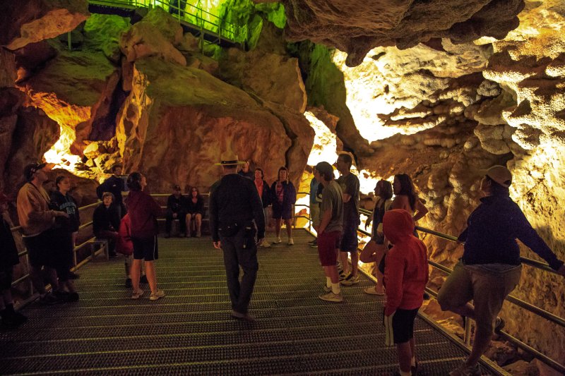 Inside Jewel Cave National Monument