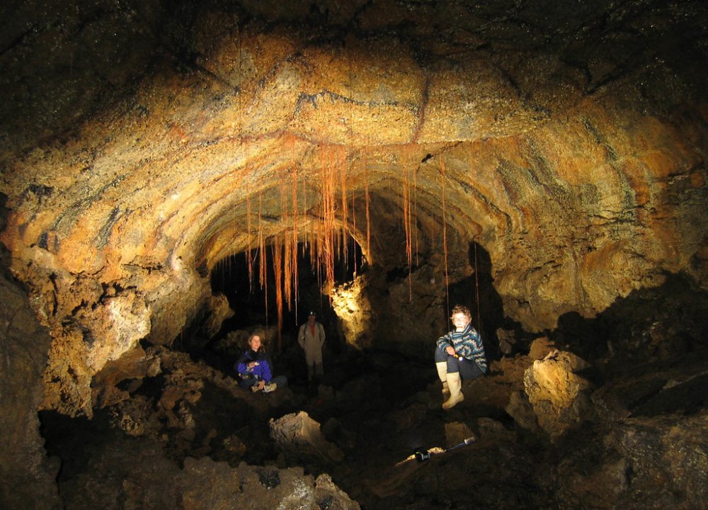 Landscape Road Lava Cave