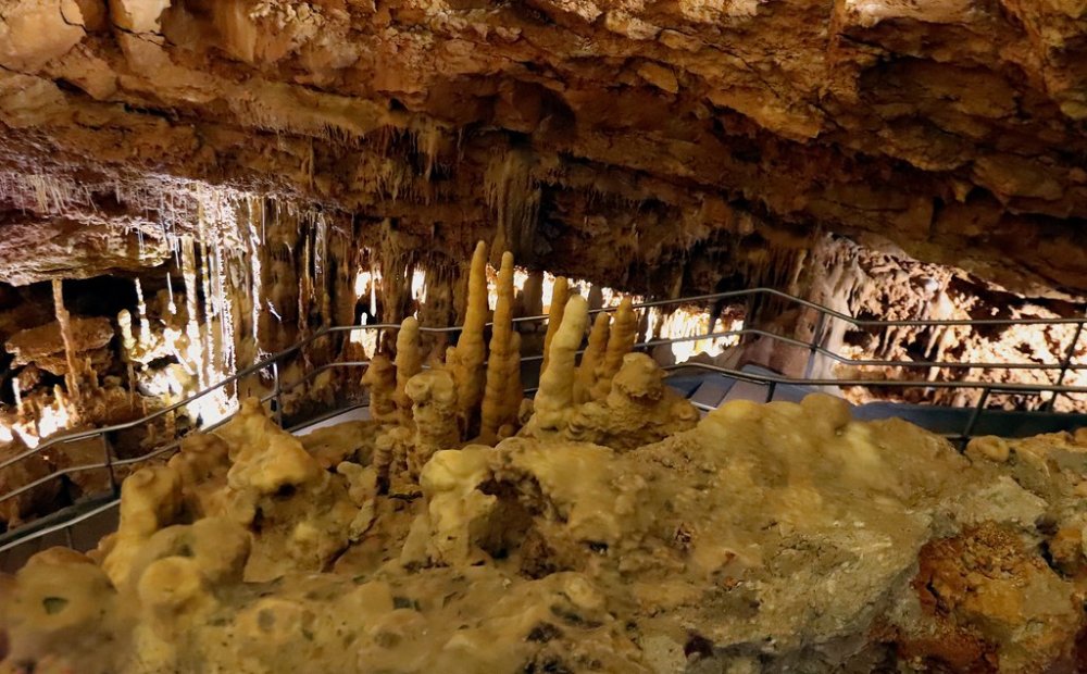 Inside Natural Bridge Cavern