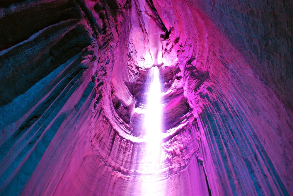 Ruby Falls - one of the Famous Caverns in America